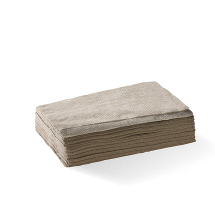 BioPak L-TDN-N 1-ply tall dispenser napkin (E Fold) natural