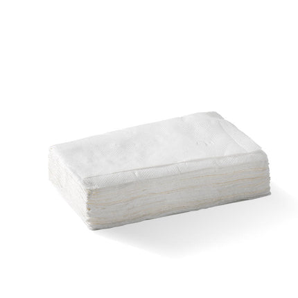 BioPak L-TDN-W 1-ply tall dispenser napkin (E Fold) white