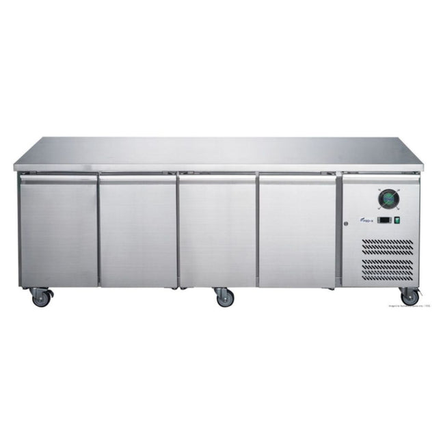 FED-X XUB6C22S4V undercounter storage fridge — front view