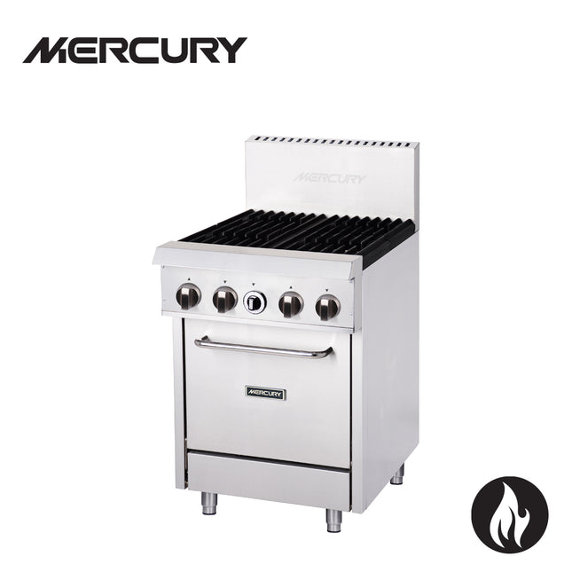 Mercury Gas 4, 32 MJ Burners, Gas Static Oven Size 490 X 415 X 355 mm, Rack Size 470 X 560 mm, 2 Racks M24S-4F