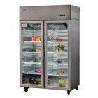 Atosa Top Mounted Double Glass Door Freezer MCF8602