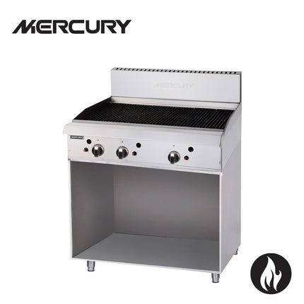Mercury Gas 3 'U' Shape Burners Griddle 915 X 510 mm On Stand MCN-36-FR