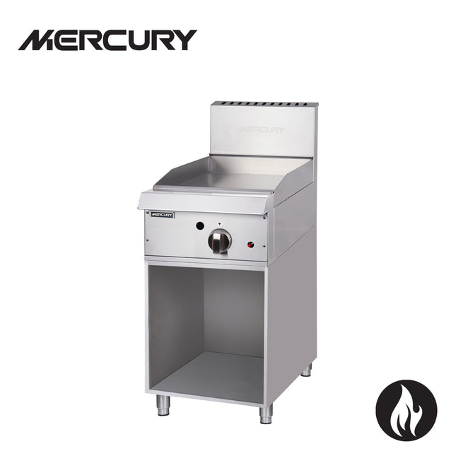 Mercury Gas 1 'U' Shape Burner Griddle On Welded Enclosed Cupboard Stand MGN-15-F