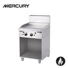 Mercury Gas 2 'U' Shape Burners Griddle 610 x 510 mm On Stand MGN-24-F front view