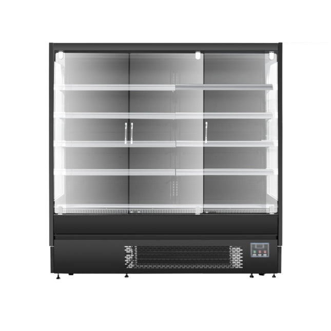 AG Equipment MSD2000 open display fridge — front view