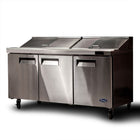 Atosa Three Door Sandwich Prep Table Refrigerator MSF8304