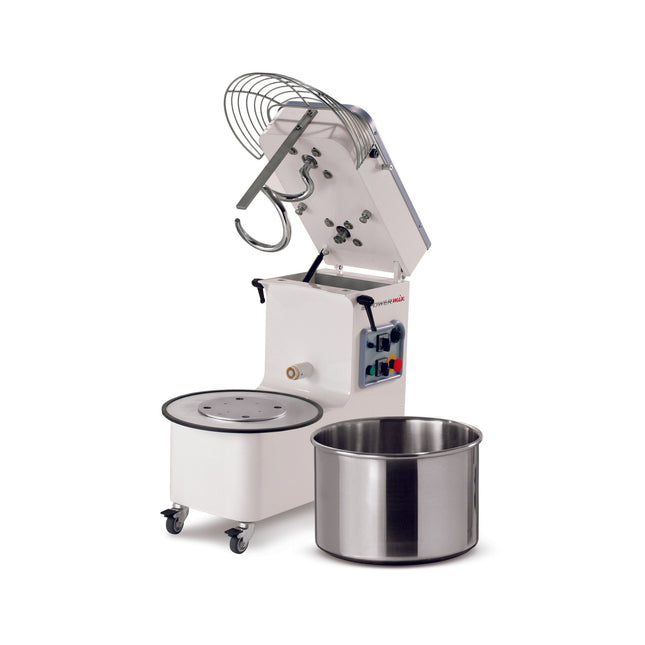 Mecnosud Spiral Mixer - Tilting Head Removable Bowl Single Speed