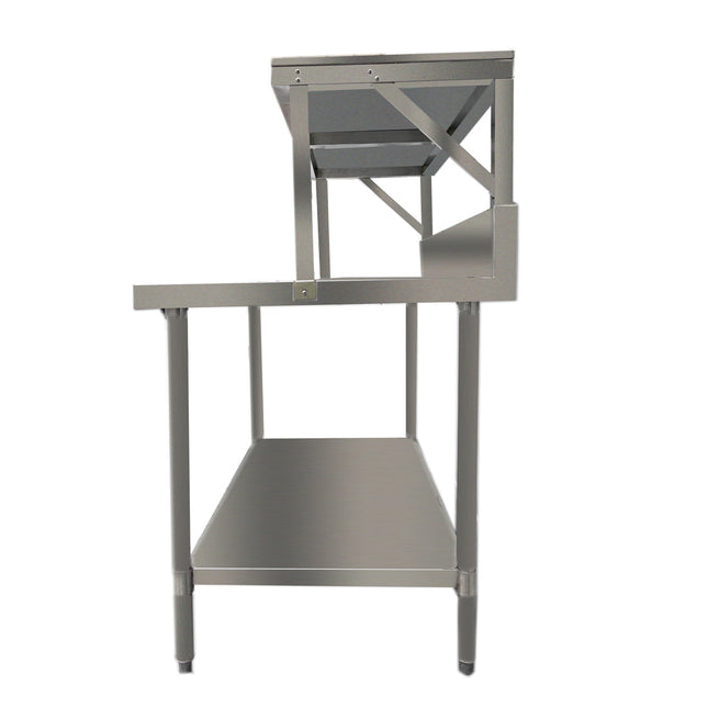 Modular Systems 340 Grade Modular Heavy Duty Salamander Bench With Shelf Braces SMB-8-1200 - Image 2