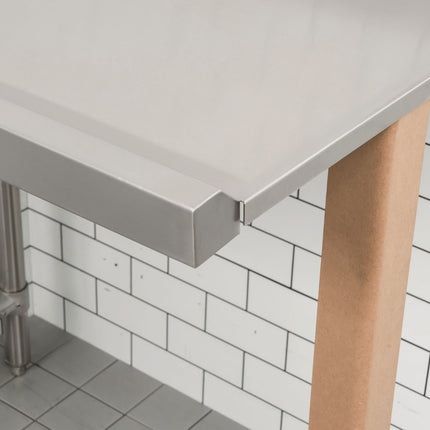 Modular Systems Modular System Clean Dish Table With Splashback CDT-1200L - Image 2