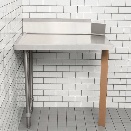 Modular Systems Modular System Clean Dish Table With Splashback CDT-1200L - Image 4
