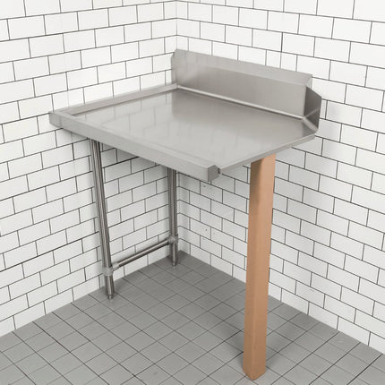 Modular Systems Modular System Clean Dish Table With Splashback CDT-1200L - Image 6