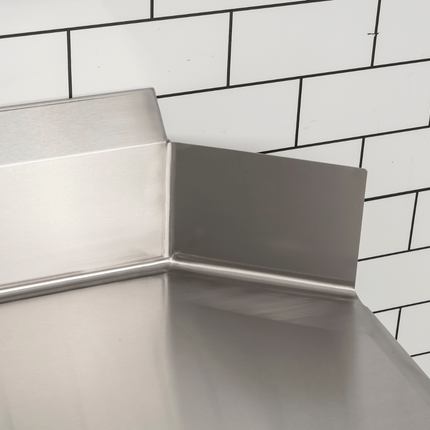 Modular Systems Modular System Clean Dish Table With Splashback CDT-1200L - Image 7