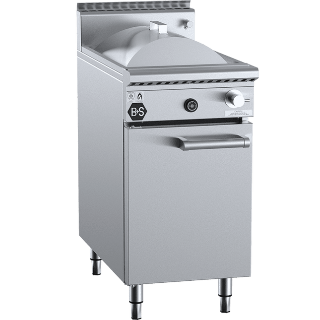 B+S Black Noodle Cooker with Cheung Fun insert Natural Gas
