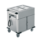 Rieber NORM-II-2 - Bain Marie Top 2 x Heated Cabinets Mobile Food Transport Trolley