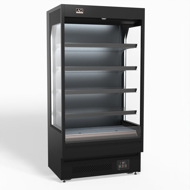 AG Equipment OMS1000 supermarket fridge & freezer — front view