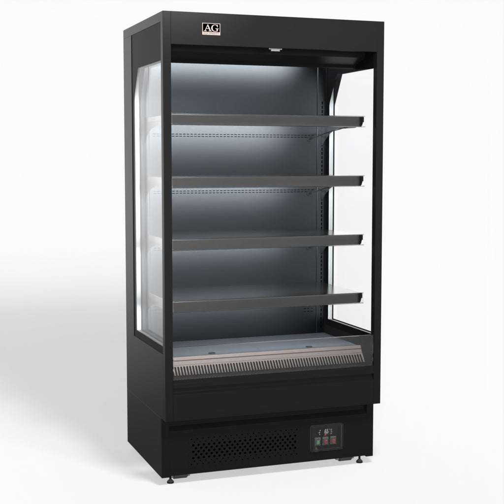 AG Equipment 1000mm 440L Open Display Fridge OMS1000
