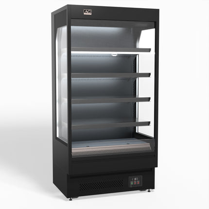 AG Equipment 1000mm 440L Open Display Fridge OMS1000