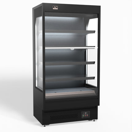 AG Equipment 1000mm 440L Open Display Fridge OMS1000