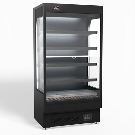 AG Equipment 1000mm 440L Open Display Fridge OMS1000