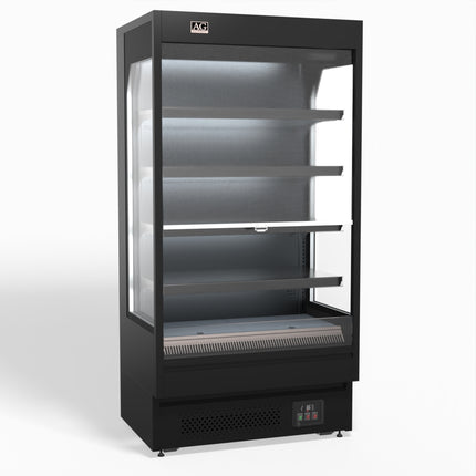 AG Equipment 1000mm 440L Open Display Fridge OMS1000