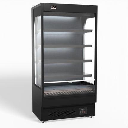 AG Equipment 1000mm 440L Open Display Fridge OMS1000