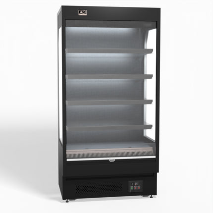 AG Equipment 1000mm 440L Open Display Fridge OMS1000