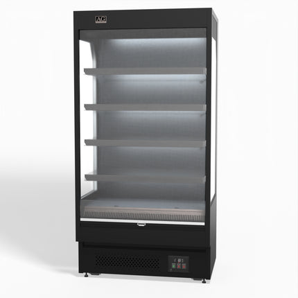 AG Equipment 1000mm 440L Open Display Fridge OMS1000