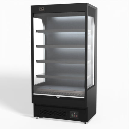 AG Equipment 1000mm 440L Open Display Fridge OMS1000