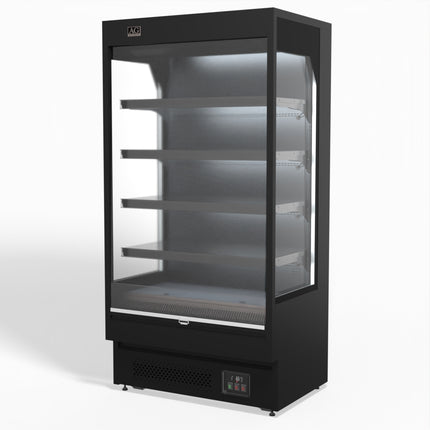 AG Equipment 1000mm 440L Open Display Fridge OMS1000