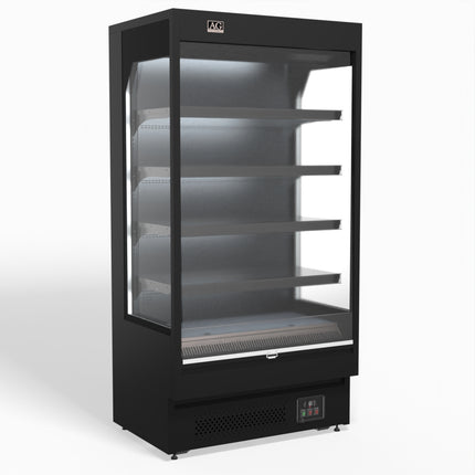 AG Equipment 1000mm 440L Open Display Fridge OMS1000