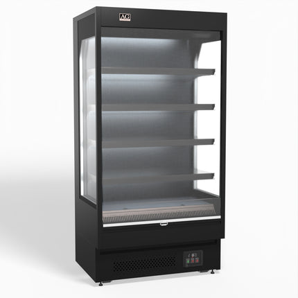 AG Equipment 1000mm 440L Open Display Fridge OMS1000