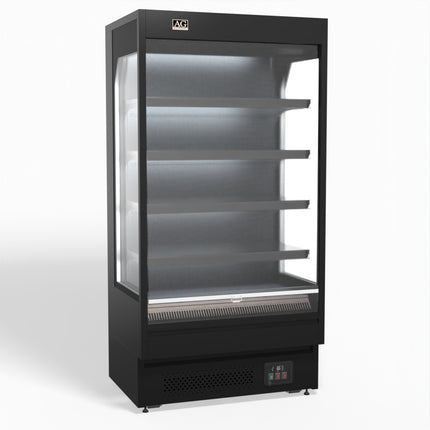 AG Equipment 1000mm 440L Open Display Fridge OMS1000