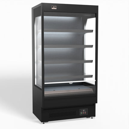 AG Equipment 1000mm 440L Open Display Fridge OMS1000