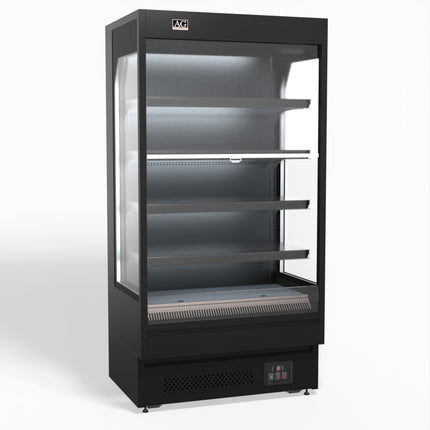 AG Equipment 1000mm 440L Open Display Fridge OMS1000