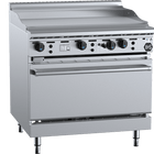 B+S Black Oven with 900mm Grill Plate Natural Gas