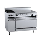 B+S Black Oven with Two Open Burners & 900mm Target Top LPG