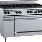 B+S Black Eight Burner Oven Natural Gas