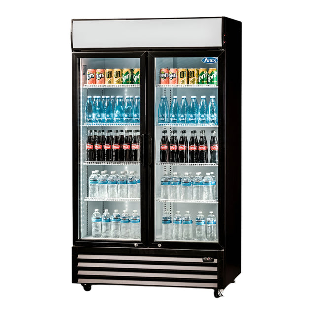 Atosa P1000WB-A upright display fridge — front view