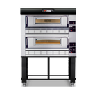 Moretti Forni Gas Double Deck Oven on Stand 12x 30cm Pizza COMP P110G A/2/S