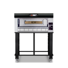 Moretti Forni Gas Single Deck Oven on Stand 6x 30cm Pizza COMP P110G A/1/S