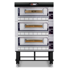 Moretti Forni Gas Triple Deck Oven on Stand 18x 30cm Pizza COMP P110G A/3/S
