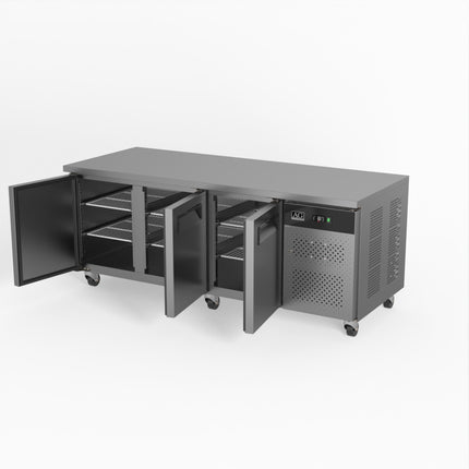 AG 580L Three Door Under Bench Fridge PAX3100TN