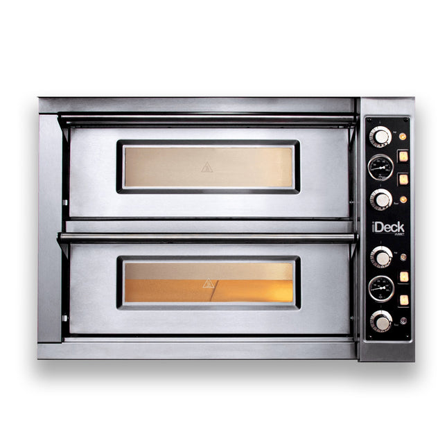 Moretti Forni PD65.105 double deck iDeck electric pizza oven — front view