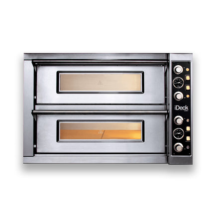 Moretti Forni Double Deck iDeck Electro-Mechanical Controls Oven 8x 35cm Pizza PD72.72