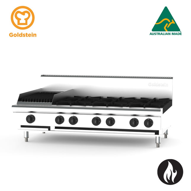 Goldstein Gas 6 Burners, 305 X 510 BBQ PFB12Q6-X