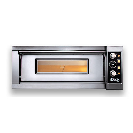 Moretti Forni Single Deck iDeck Electro-Mechanical Controls Oven 6x 30cm Pizza PM65.105