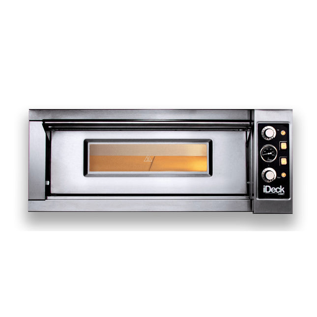 Moretti Forni Single Deck iDeck Electro-Mechanical Controls Oven 6x 30cm Pizza PM65.105