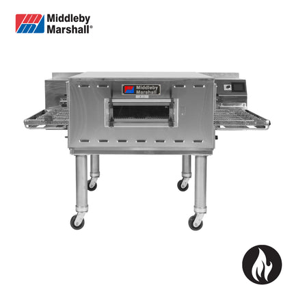 Middleby Marshall PS638G gas impingement conveyor oven — front view