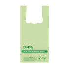 BioPak PSB-C-0001 8L bioplastic bag with handles