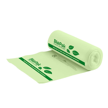 BioPak PSB-C-0002 8L bin liner green